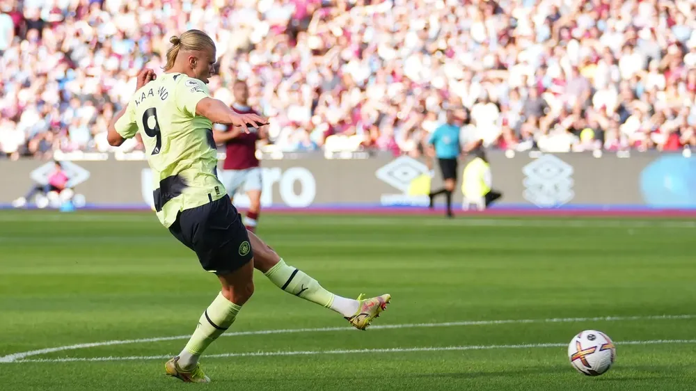 Erling Haaland lập cú đúp giúp Man City bóp nghẹt chủ nhà West Ham ảnh 3