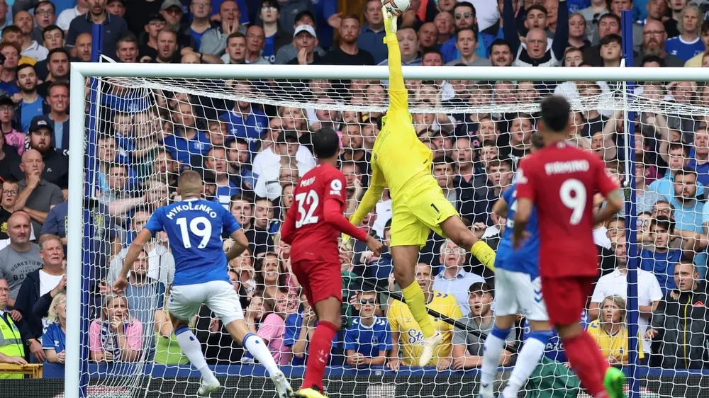 Everton cầm hòa Liverpool trong trận cầu kịch tính của cột dọc và xà ngang ảnh 1
