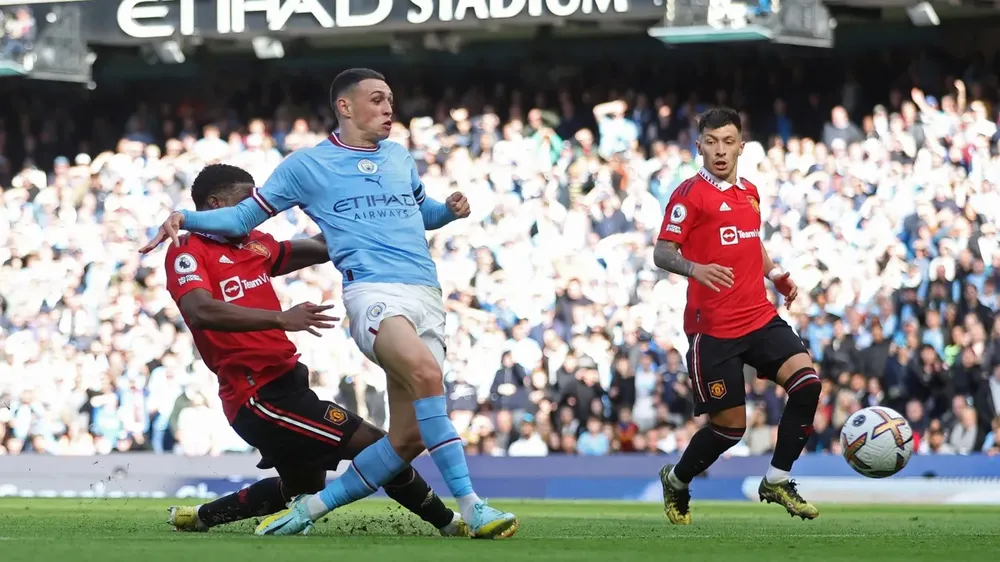 Erling Haaland và Phil Foden thi nhau ghi hattrick, Man Xanh đè bẹp Quỷ đỏ 6-3 ảnh 4