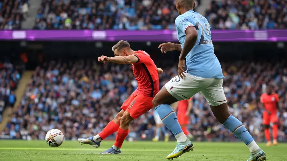 Haaland ghi cú đúp, De Bruyne góp công, Man City đè bẹp Brighton ảnh 4