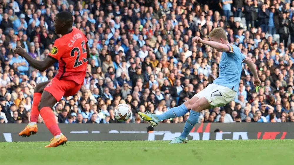 Haaland ghi cú đúp, De Bruyne góp công, Man City đè bẹp Brighton ảnh 5