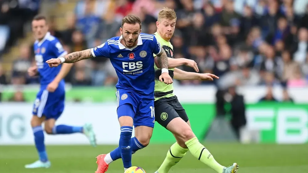 Vắng Haaland, De Bruyne nhấn chìm Bầy sói, đưa Man City lên đầu bảng ảnh 5