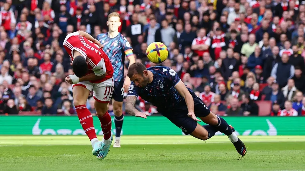 Martinelli, Partey, Odegaard ghi bàn, Arsenal đè bẹp Nottingham Forest ảnh 1