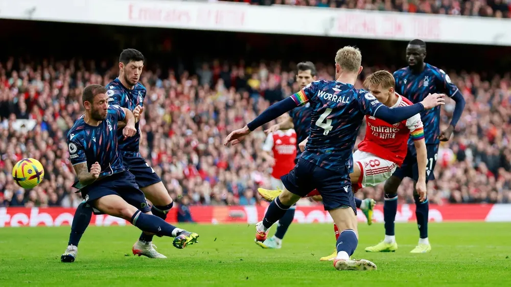 Martinelli, Partey, Odegaard ghi bàn, Arsenal đè bẹp Nottingham Forest ảnh 4