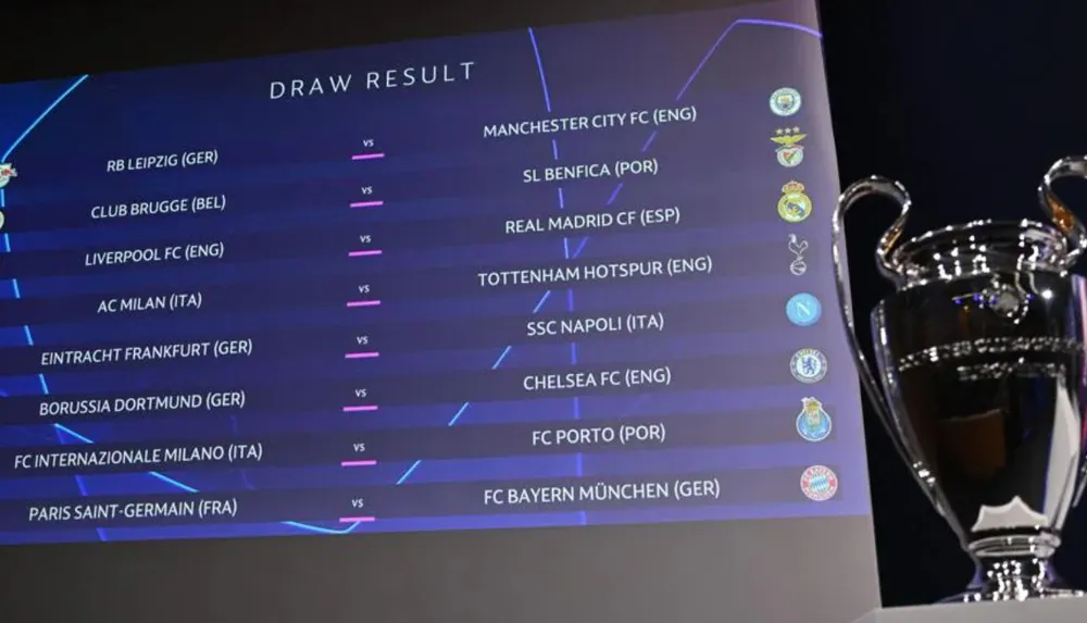 Bốc thăm vòng 16 đội Champions League: Liverpool gặp lại Real Madrid, Bayern chạm trán PSG ảnh 1