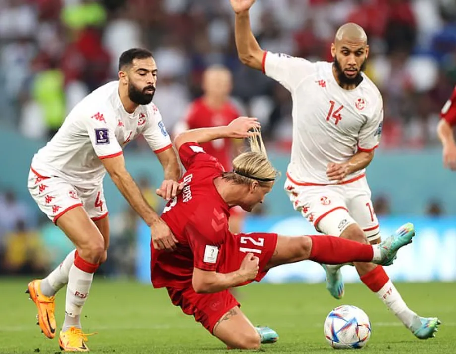 Đan Mạch và Tunisia chia điểm trong trận cầu hầp dẫn ảnh 1