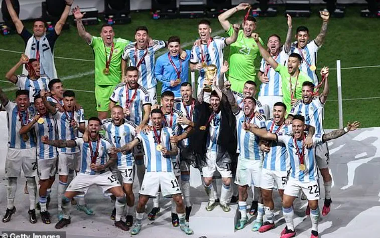 Argentina mừng danh hiệu vô địch