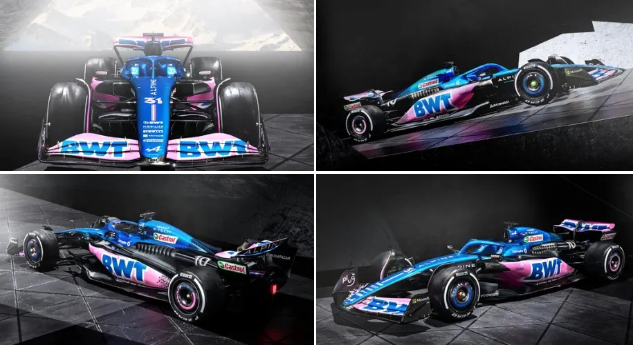 Chiếc xe F1 của Alpine mùa giải tới