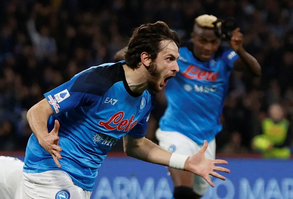 Kvicha Kravatskhelia sẽ là quân bài gây bất ngờ của Napoli