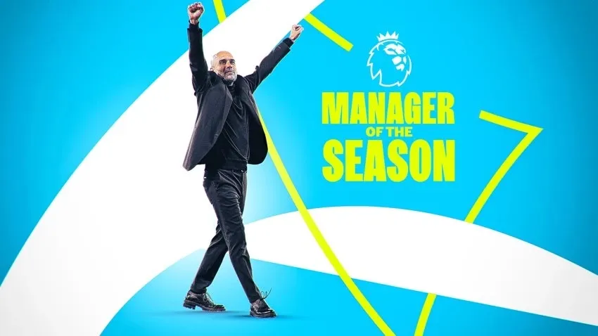 Pep Guardiola thắng giải thưởng HLV của mùa giải Premier League