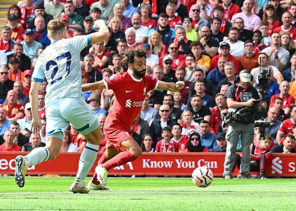 Mo Salah chơi rất nỗ lực nhưng hiệu quả chưa cao