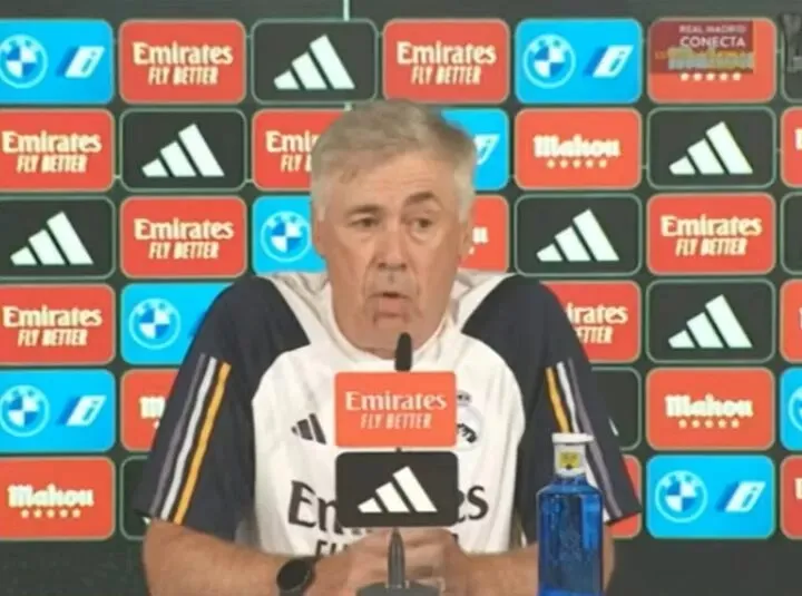 HLV Carlo Ancelotti nói trong buổi họp báo
