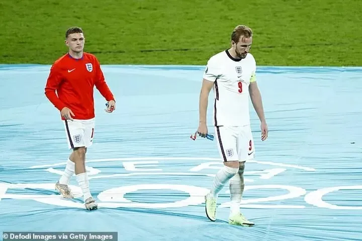 Harry Kane nếm trải thất vọng ở Euro 2020 (diễn ra năm 2021) tại Wembley