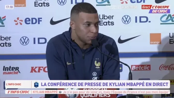 Mbappe lần đầu tiên họp báo trong 6 tháng