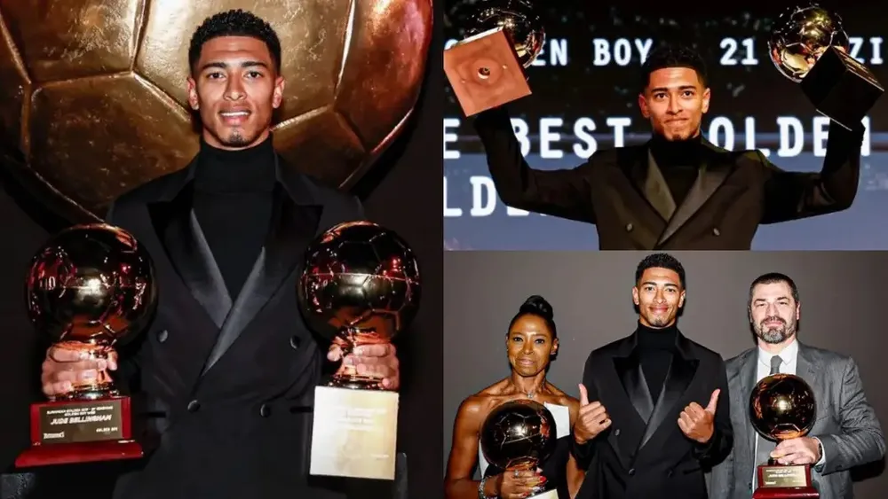 Jude Bellingham thằng cú đúp giải thưởng