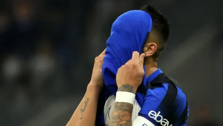 Nỗi thất vọng của Lautaro Martinez