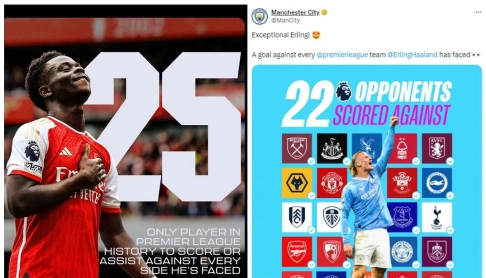 Bài đăng của Man City khiến Arsenal phải xóa bài của mình