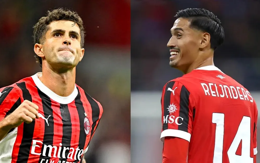 Christian Pulisic và Tijjani Reijnders tỏa sáng ở Milan