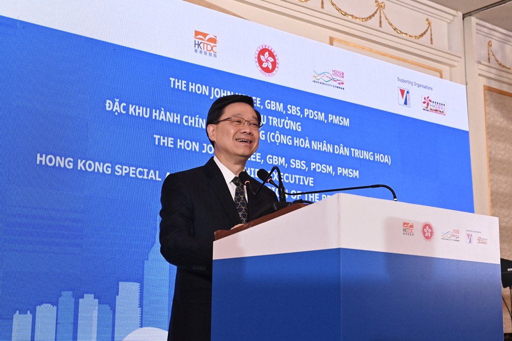 Chief Executive of China’s Hong Kong Special Administrative Region Lee Ka-chiu