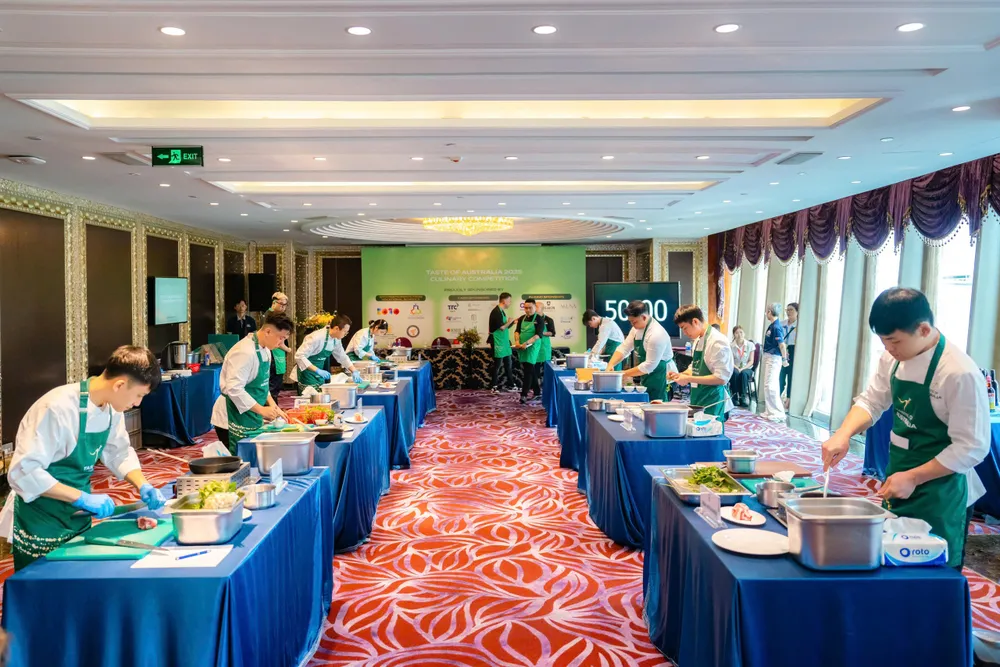 Quang cảnh cuộc thi nấu ăn Taste of Australia 2025. Ảnh: XUÂN HẠNH