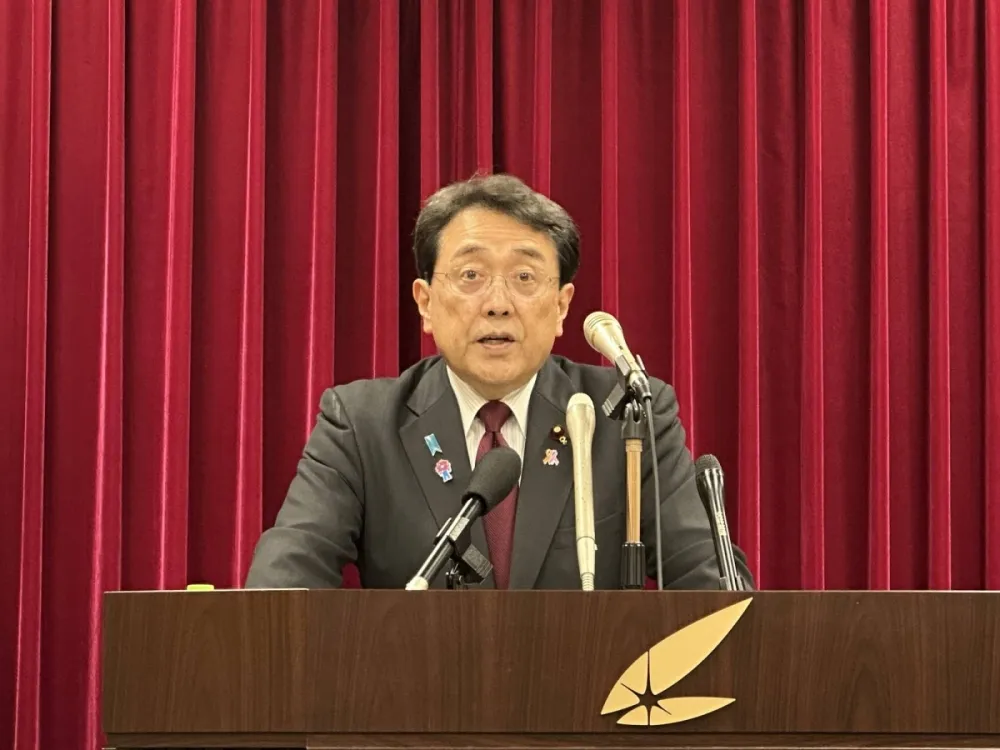 Bộ trưởng Tái thiết kinh tế Nhật Bản Ryosei Akazawa, Trưởng đoàn đàm phán thương mại của Nhật. Ảnh: JAPAN TIMES