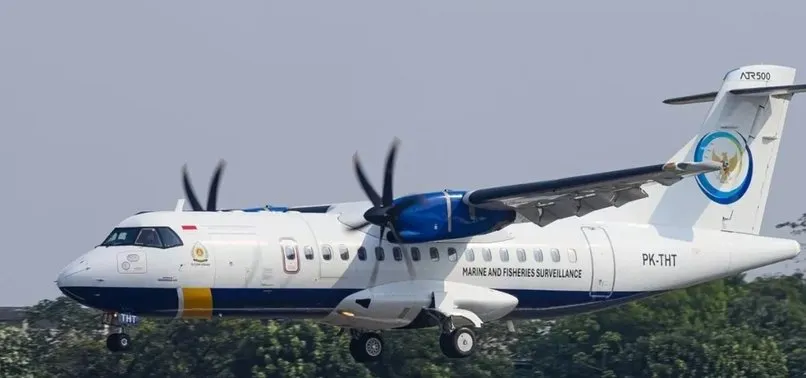 Chiếc máy bay bị nạn là chiếc máy bay cánh quạt phản lực của hãng Indonesia Air Transport. Ảnh: ANTARA