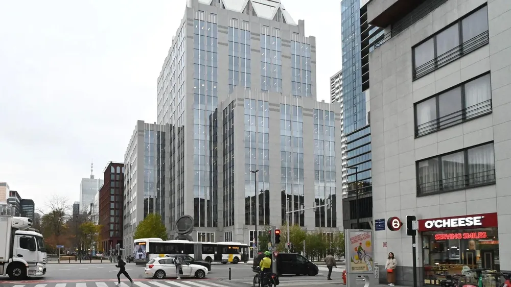 Trụ sở chính của Euroclear tại thủ đô Brussels của Bỉ. Ảnh: DPA