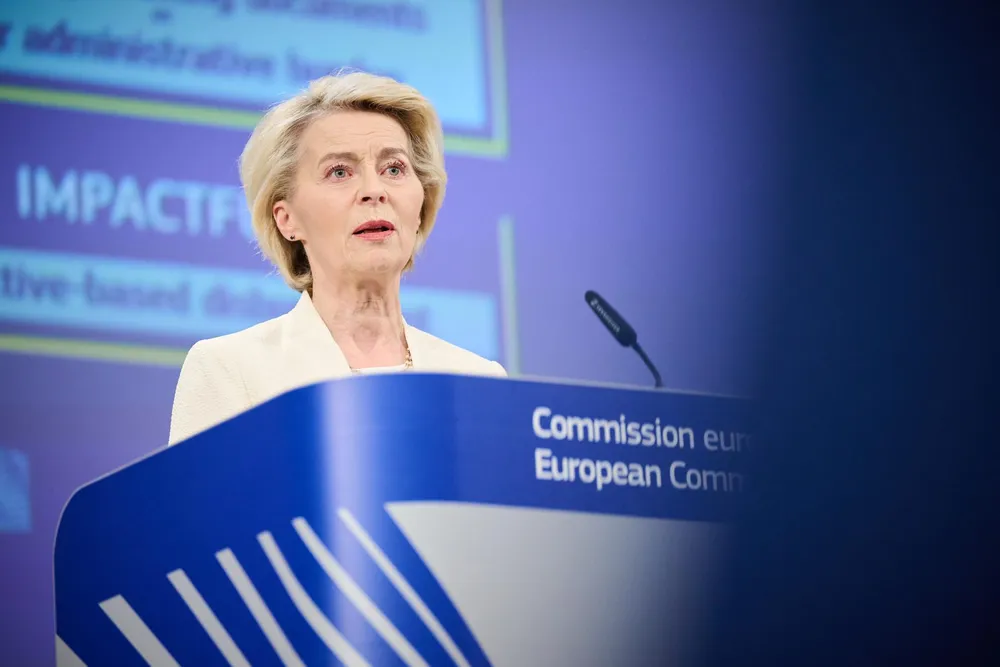Chủ tịch EC Ursula von der Leyen đề xuất ngân sách gần 2.000 tỷ EUR cho giai đoạn 2028-2034. Ảnh: commission.europa.eu
