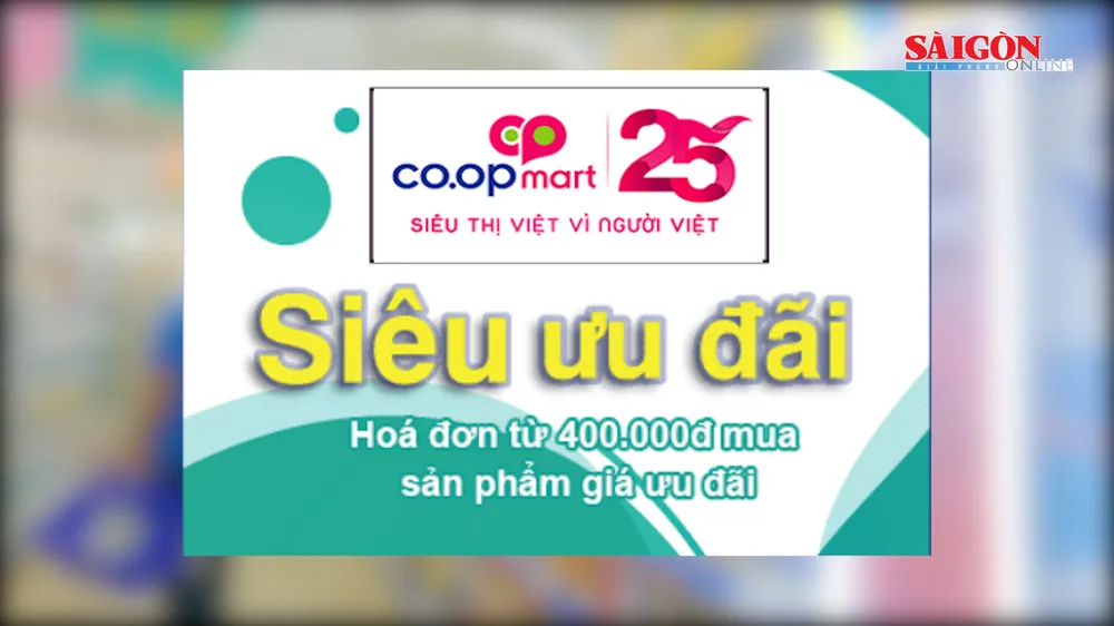 Co.opmart 25 tuổi: Mua sắm thả ga, săn nhiều ưu đãi hấp dẫn