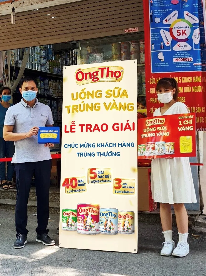Nhiều khách hàng đã “uống sữa Ông Thọ, trúng vàng” ảnh 1