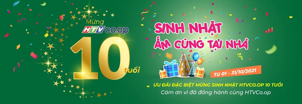 Mừng sinh nhật 10 tuổi, HTVCo.op triển khai nhiều chương trình tri ân người tiêu dùng ảnh 1