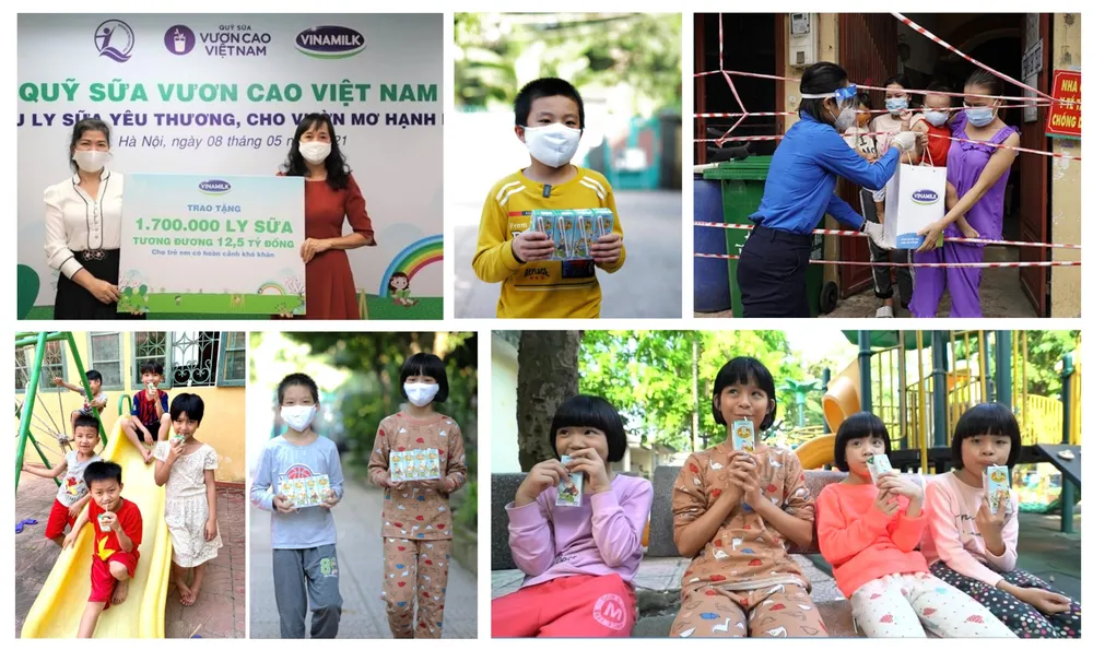 10 tỷ đồng và 1 triệu ly sữa hỗ trợ cho trẻ em khó khăn do tác động của Covid-19  ảnh 2