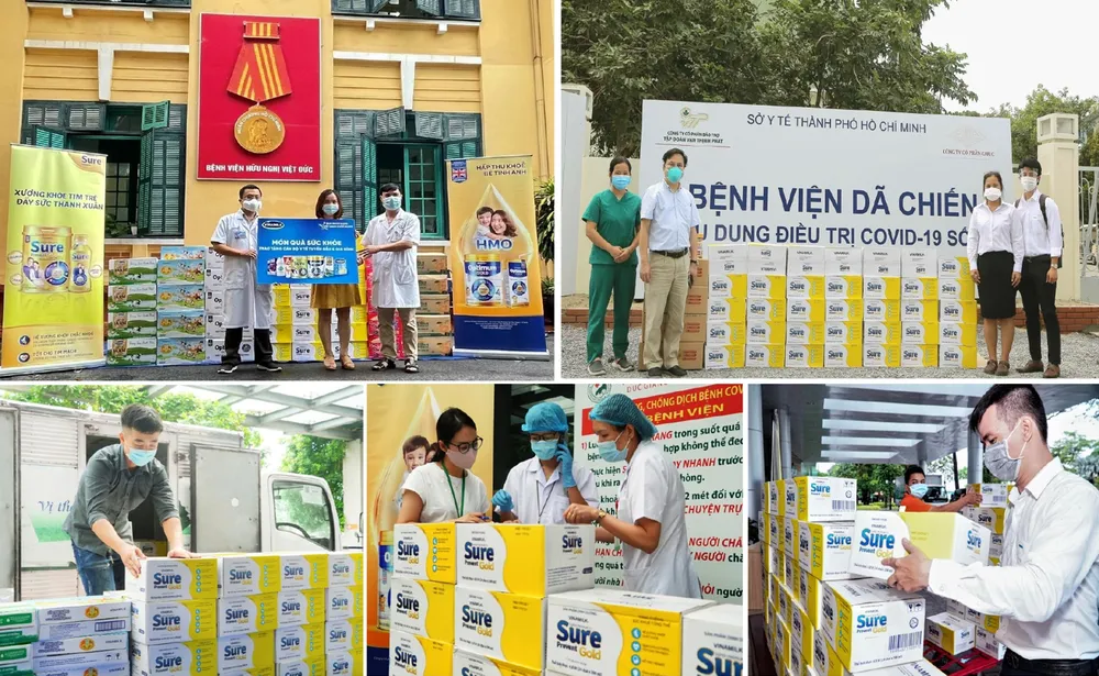 Vinamilk trao tặng thêm 100.000 sản phẩm dinh dưỡng cho các y bác sĩ tuyến đầu ảnh 2