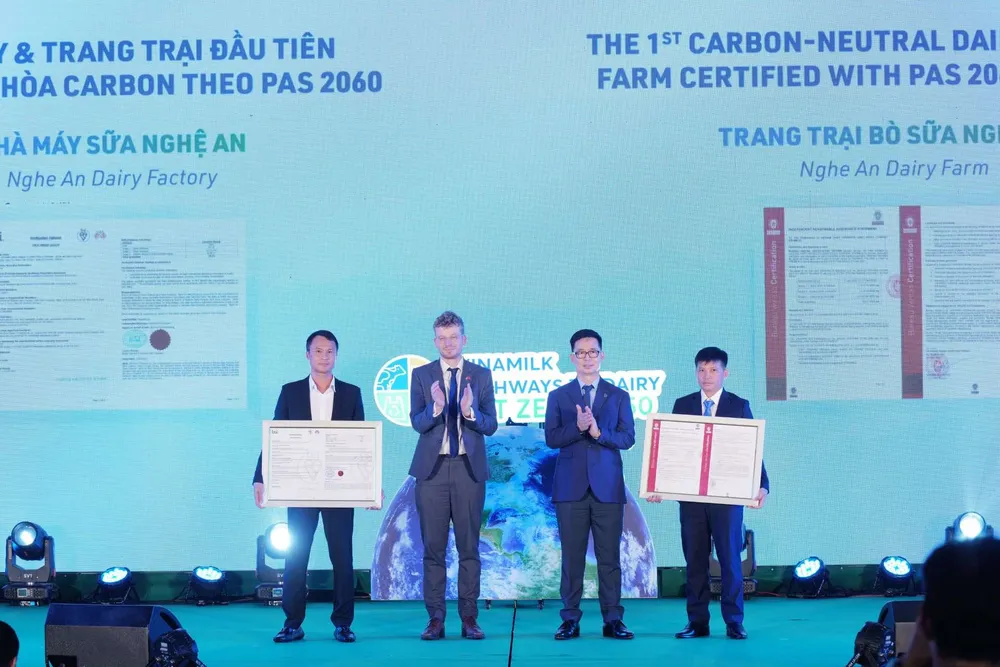 Sự kiện công bố lộ trình hướng đến Net Zero của Vinamilk vào tháng 5-2023