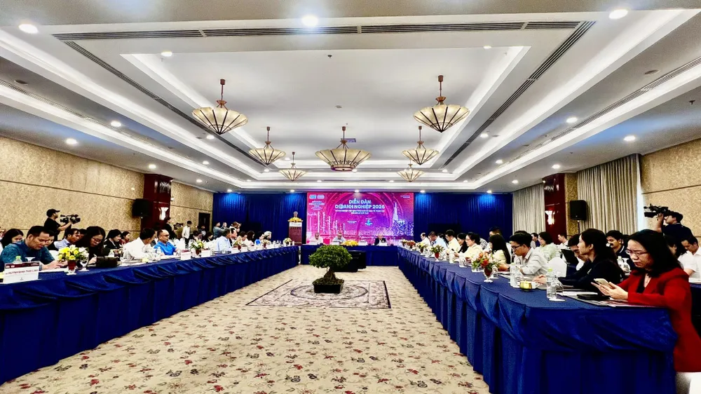 Nhiều doanh nghiệp tham gia Diễn đàn Doanh nghiệp 2026. Ảnh: MINH XUÂN