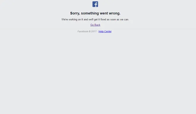 Facebook bị sập mạng toàn cầu?