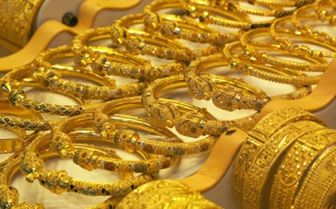 Giá vàng trong nước bật tăng phiên cuối tuần