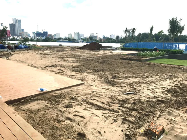 Hoàn tất tháo dỡ công trình vi phạm tại Thảo Điền Sapphire.