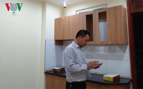 Một căn hộ thuộc nhà số 119 ngõ 12 Phan Đình Giót.