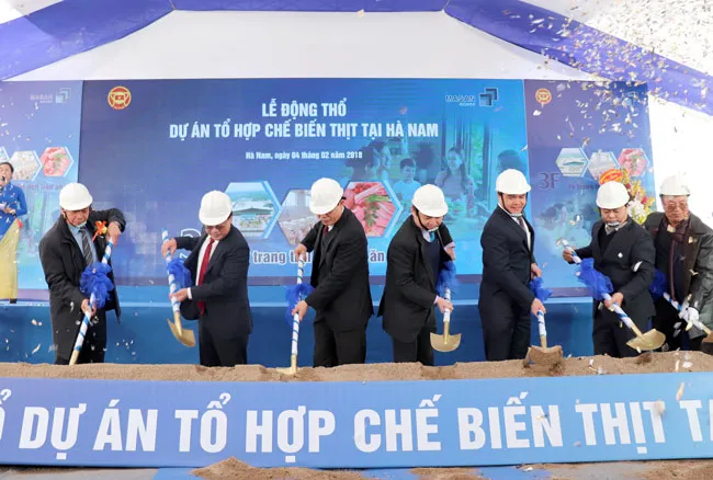 Masan khởi công tổ hợp chế biến thịt tại Hà Nam