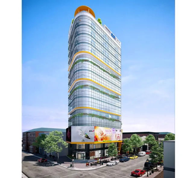 Vị trí đắc địa giữa trung tâm tài chính là nơi mơ ước của nhiều nhà đầu tư