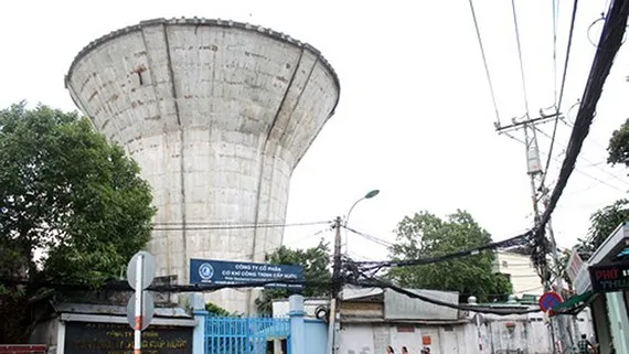 Thủy đài trên đường Nguyễn Văn Đậu, Quận Bình Thạnh