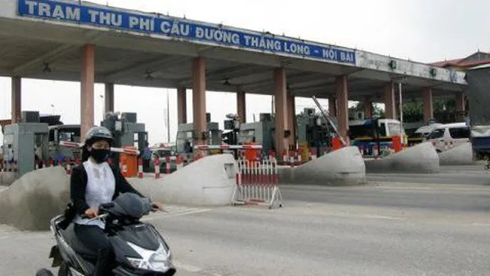 Trạm thu phí BOT Bắc Thăng Long - Nội Bài.