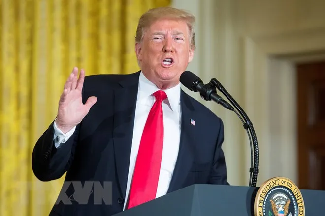 Tổng thống Mỹ Donald Trump. (Nguồn: EFE-EPA/TTXVN)