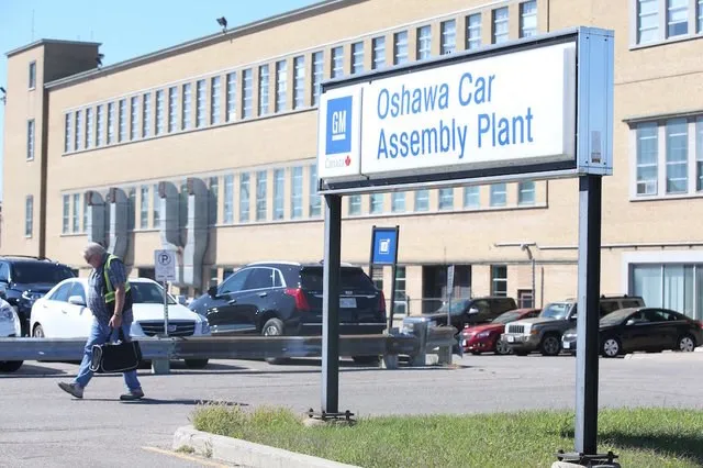 Nhà máy lắp ráp ôtô General Motors ở Oshawa, Canada. (Nguồn: Getty Images)