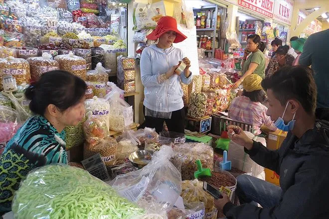 Quận huyện được ban hành giá sử dụng diện tích tại chợ