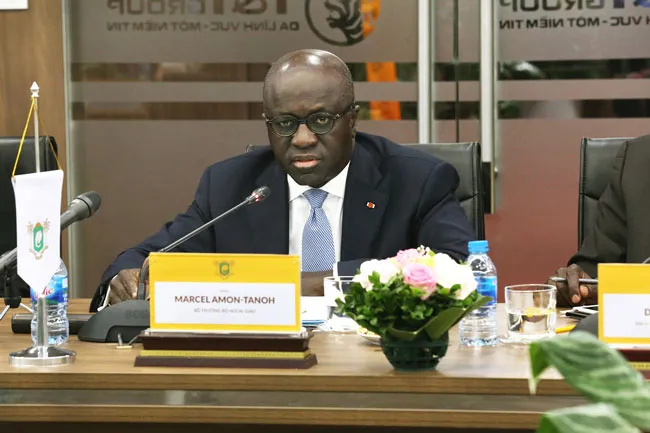 Bộ trưởng Ngoại giao Bờ Biển Ngà đến thăm và làm việc tại T&T Group ảnh 2