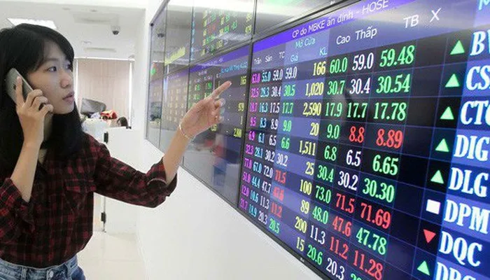 Cổ phiếu ngân hàng dậy sóng đẩy VN Index tăng gần 10 điểm