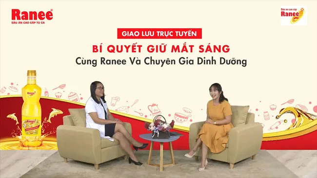 BS Trương Tuyết Mai, Phó Viện trưởng Viện Dinh dưỡng quốc gia - Bộ Y tế chia sẻ cùng với MC Ốc Thanh Vân về bí quyết giữ đôi mắt sáng khỏe mỗi ngày.