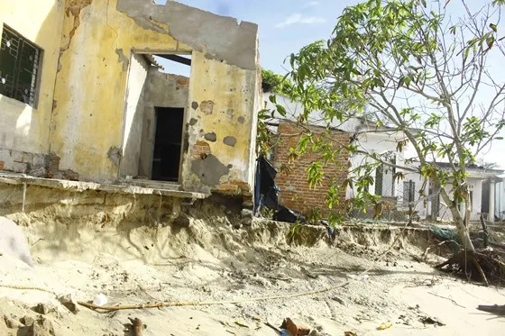 13 người bị lũ cuốn mất tích ở Thanh Hóa ảnh 3 Quảng Ngãi: Hàng chục nhà dân bị sóng biển đánh sập ảnh 2